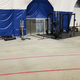 There’s also an area with mirrors and a wooden floor that could be used for yoga, or other activities.